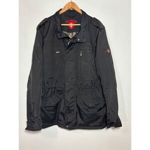 Wellensteyn Jacket Mens XXL Black Safari Utility Military Waterproof Windproof